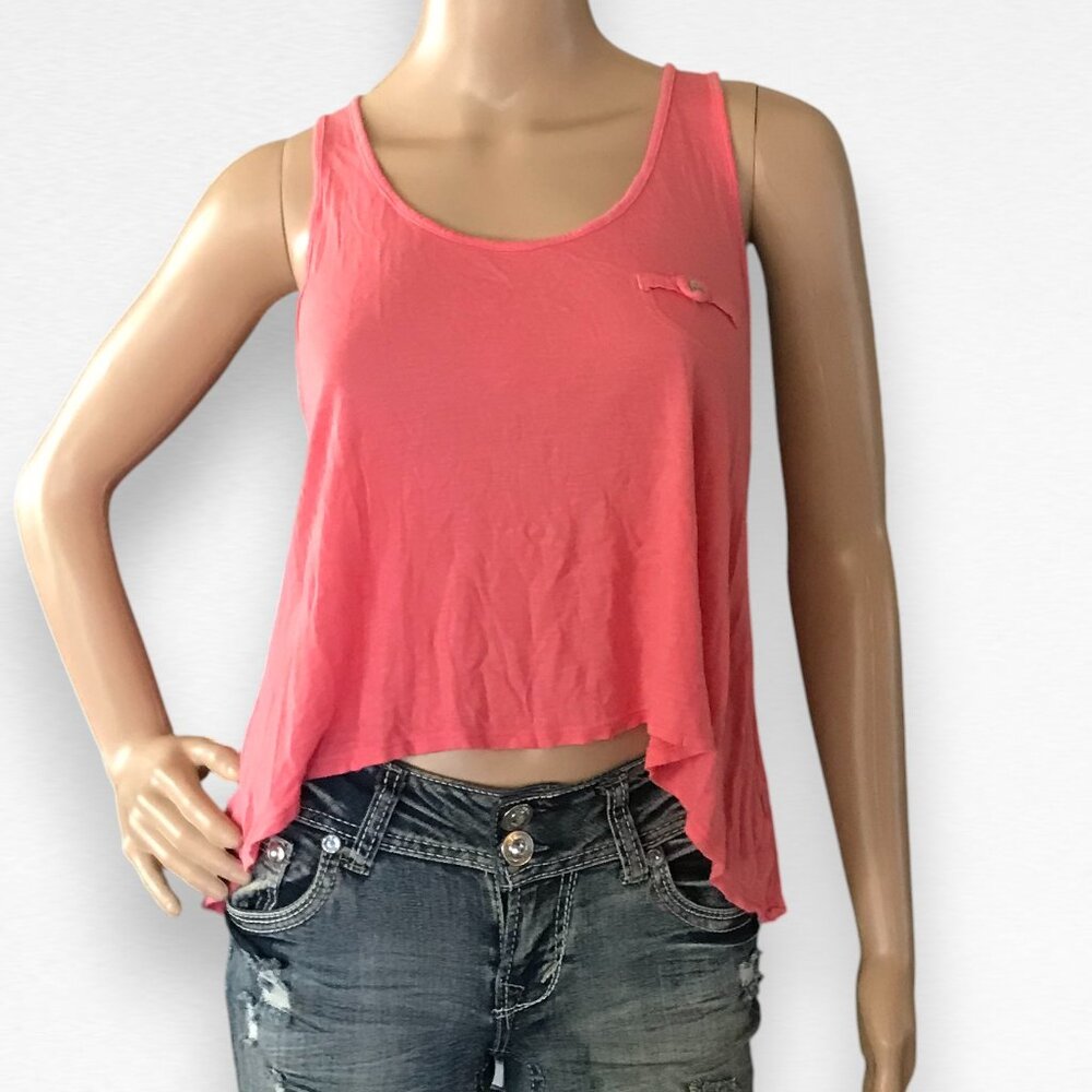 Vibrant Orange Cropped Tank